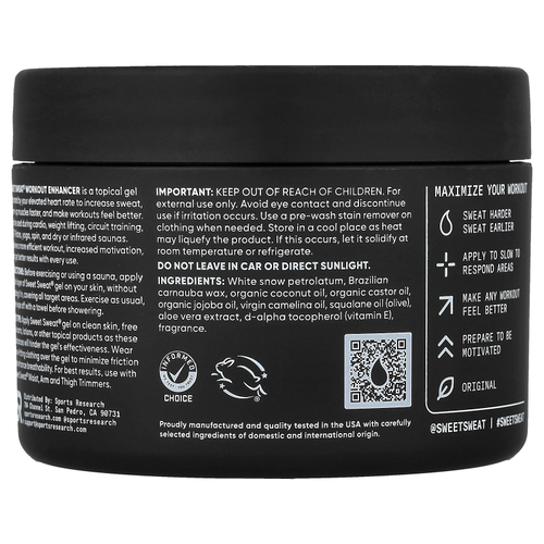 Sports Research, Sweet Sweat®, добавка для тренировок, оригинальный вкус, 184 г (6,5 унции)