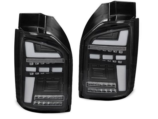 Задние фонари LED BAR BLACK SEQ для VW T6/T6.1