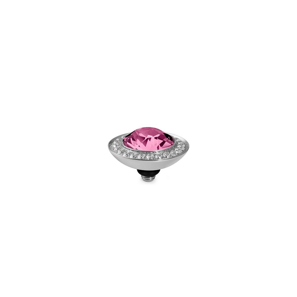 Шарм Qudo Tondo Deluxe Rose 647041 R/S цвет розовый, серебряный
