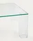 Журнальный столик из закаленного стекла Adularia прозрачного цвета 85 x 85