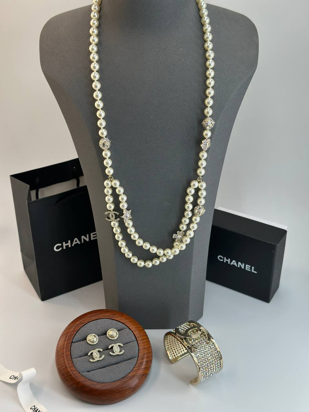 Серьги CHANEL