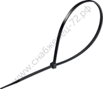 СИБИН ХС-Ч 3.6 х 250 мм, хомуты-стяжки черные, нейлон, 100 шт (3788-36-250)