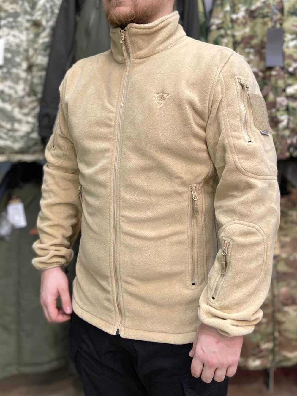 Флисовая кофта WOLFTRAP Outdoor (Турция) Бежевый