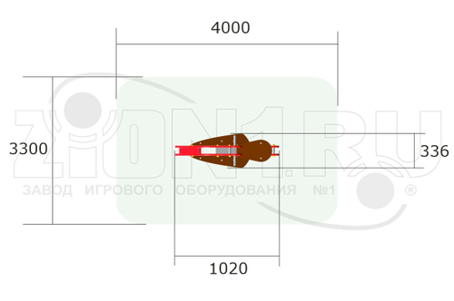 Качалка на пружине «Скутер У1»