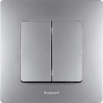 Рамка 1 пост алюминий ETIKA Legrand