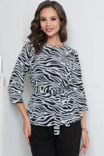 Блуза Виктория (модный принт) Diolche (Акция)