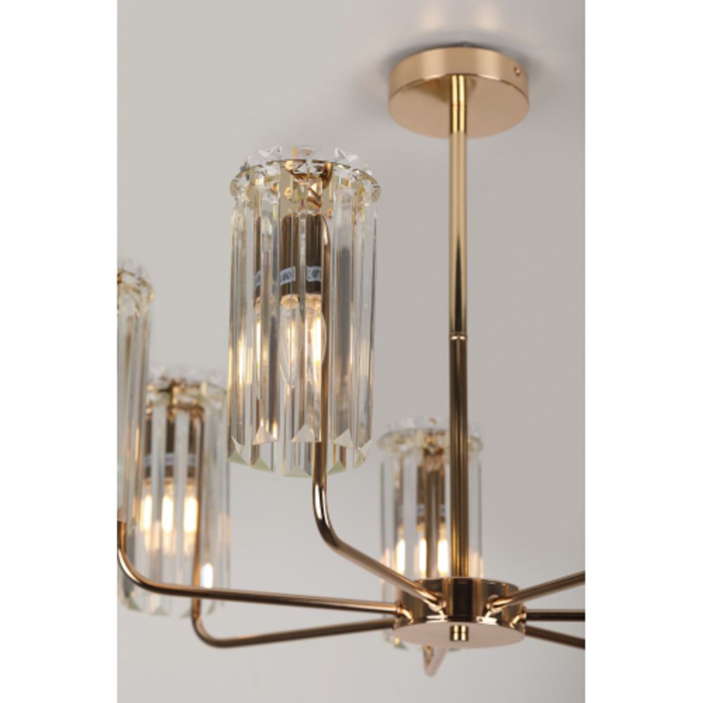 Люстра Rivoli Zoe 1064-307 7хЕ14 40 Вт хрусталь | Rivoli