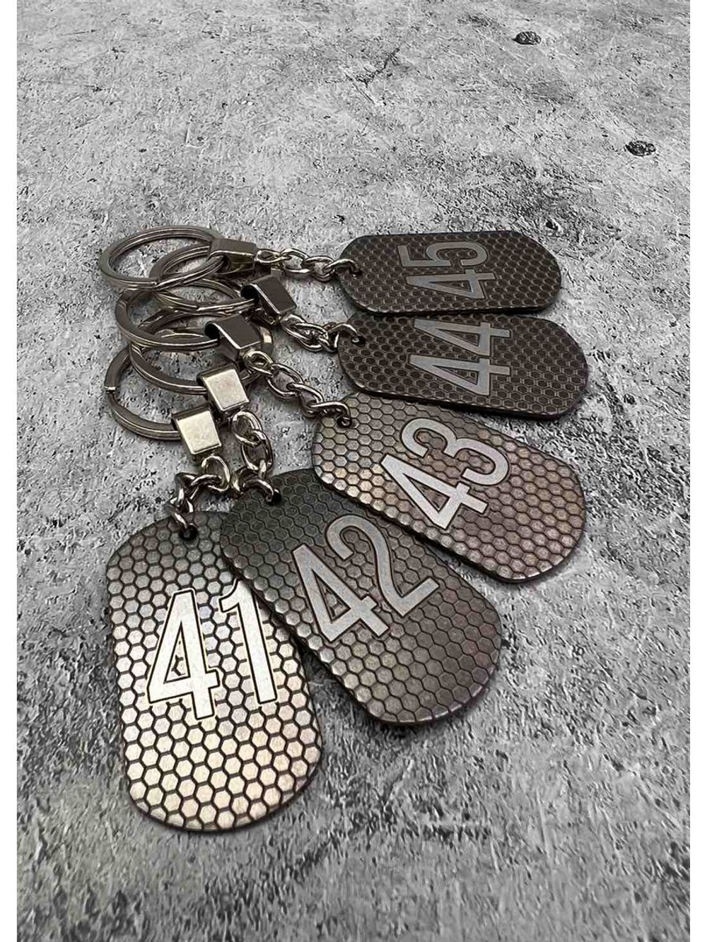 Номерки на ключи металлические 41-45