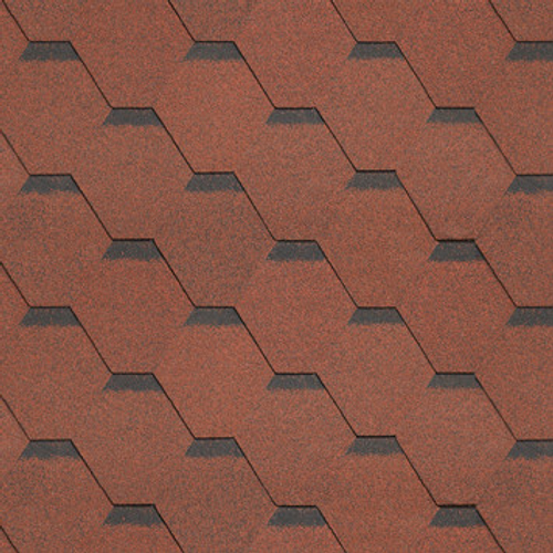 Черепица гибкая Технониколь Shinglas Самба Рубин