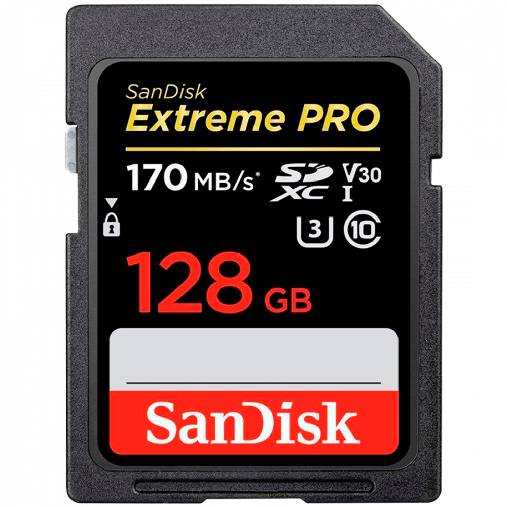 SANDISK Extreme PRO 128GB V60 UHS-II SD cards, 280/100MB/s,V60,C10,UHS-II
