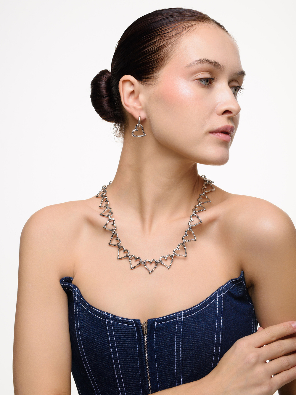 Серьги "Wood Love" Silver