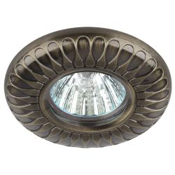 KL67 SB Светильник ЭРА литой MR16,12V/220V, 50W бронза