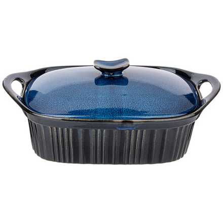 ФОРМА ДЛЯ ЗАПЕКАНИЯ С КРЫШКОЙ REACTIVE BLUE 33*23*9,5/13 СМ 2000 МЛ