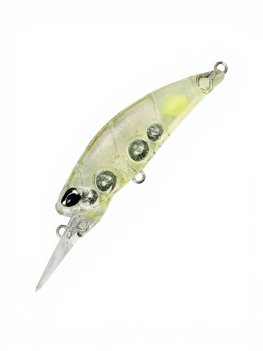 Воблер DUO Tetra Works Toto Shad 48 S, CLA0602 Clear Pink Head Chart