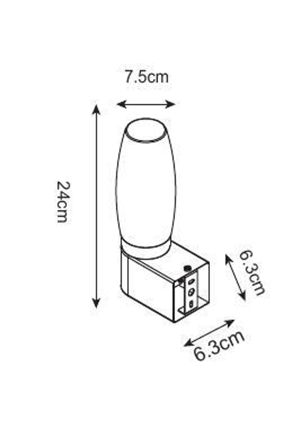 Подсветка для зеркал Arte Lamp Aqua-bastone A1209AP-1BK