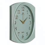 2832-007 Часы настенные прямоугольные 27,5х31,5 см, корпус оливковый "Классика" Рубин