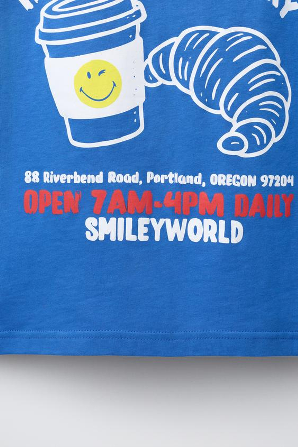 ZARA ФУТБОЛКА SMILEYWORLD®, СИНИЙ