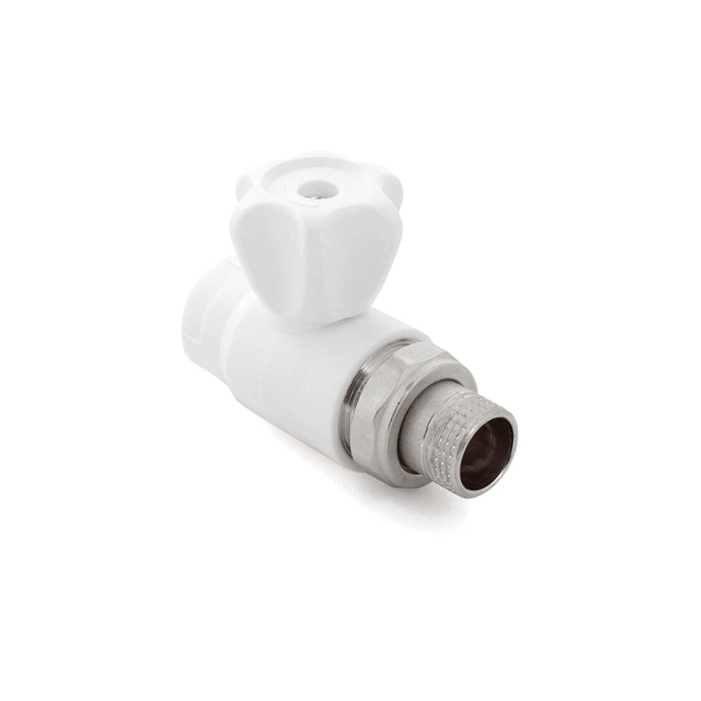 Кран ППР шаровый для радиатора PN25 d20х1/2"