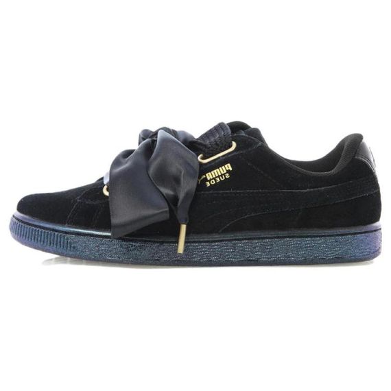 PUMA Suede Heart Satin Black