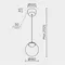 Подвесной светильник MODELUX ML.2338.180 BK-GD