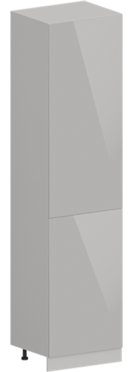 Кухня Модуль ШПХВ 600Н Графит / Белый Глянец