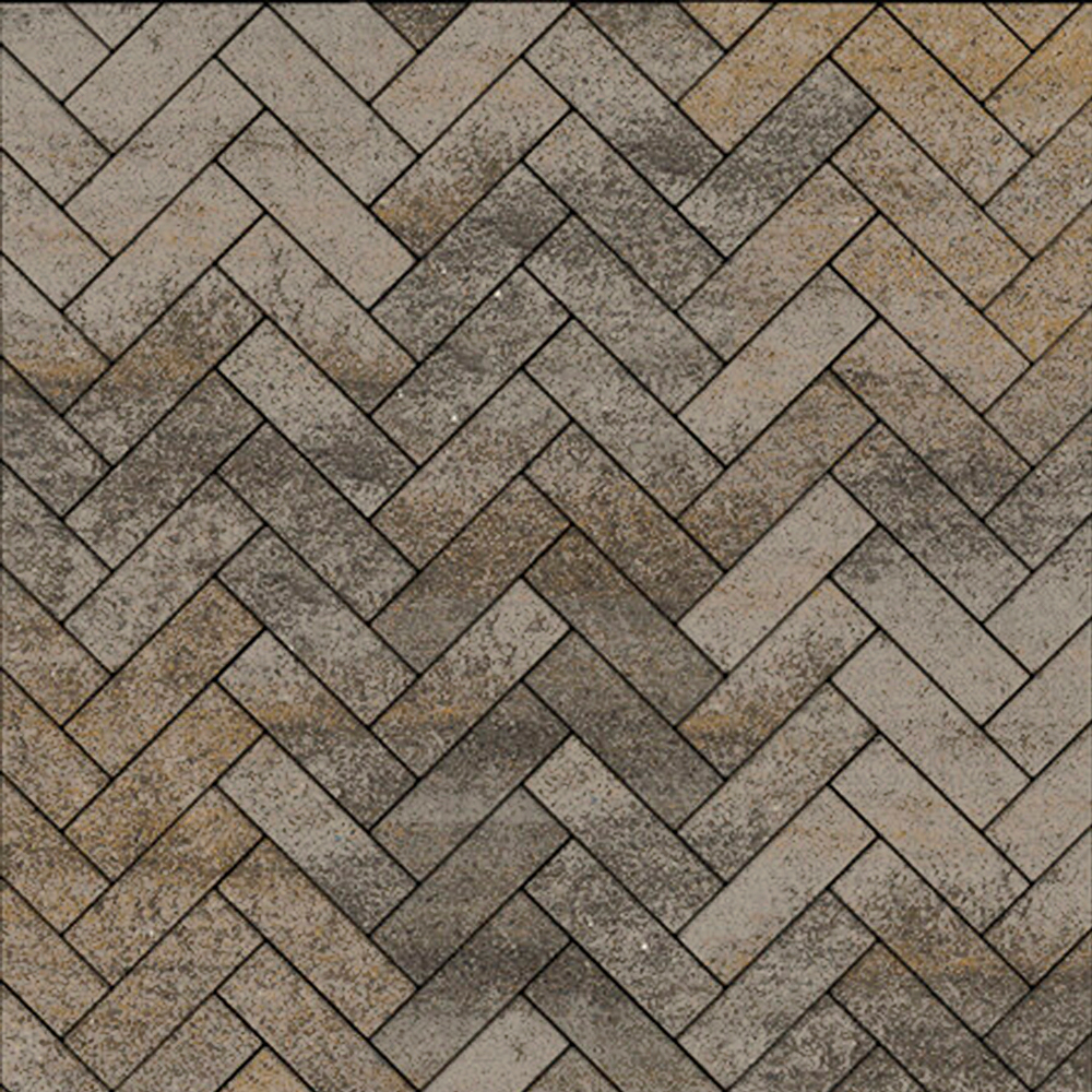 Тротуарная плитка ПАРКЕТ - Искусственный камень Базальт