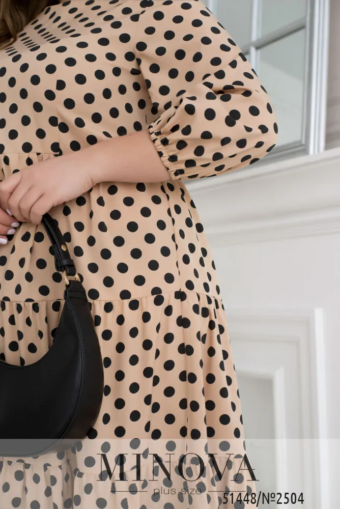 Платье 2504-бежевый Minova