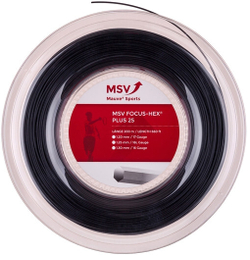 Теннисные струны MSV Focus Hex Plus 25 (200 m) - черный