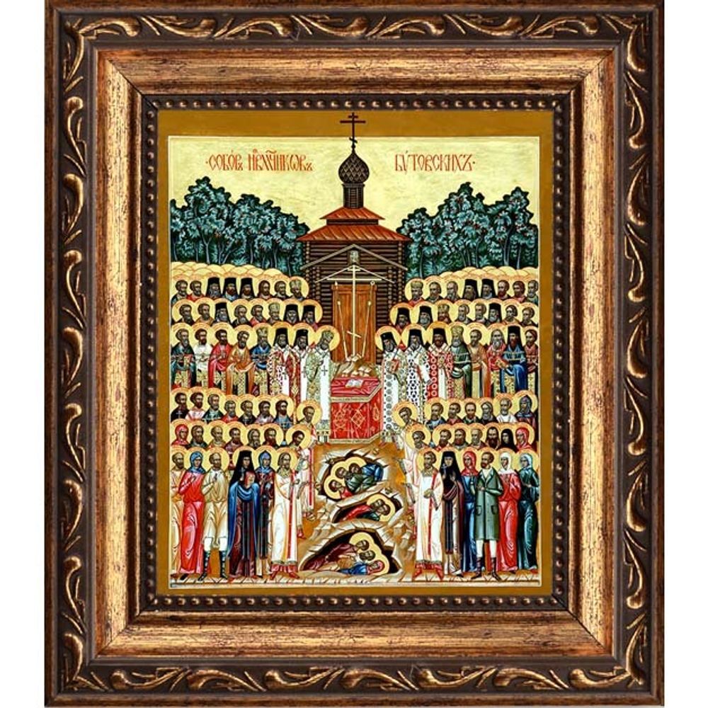 Собор Новомучеников Бутовских. Икона на холсте.