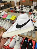 Nike blazer mid 77 vintage white black shop