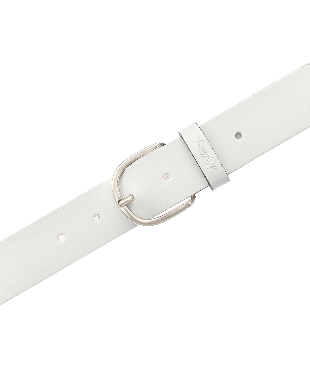 Ремень взрослый MUSTANG Leather belt in 35 mm with buckle in polished silver(Leather in a light pull-up