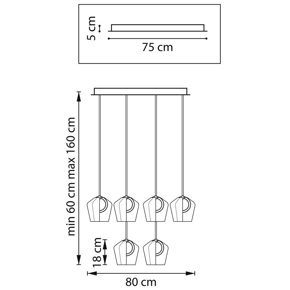 Каскадная люстра Lightstar CARAMELLO 796329