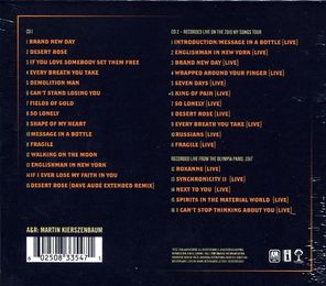 Sting / My Songs Live (Special Edition)(2CD)