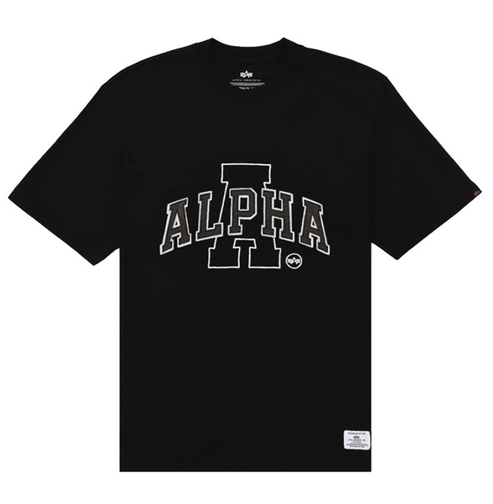 Футболка Alpha Industries UNFRM UNI (Чёрная) Футболка Alpha Industries UNFRM UNI (Чёрная)