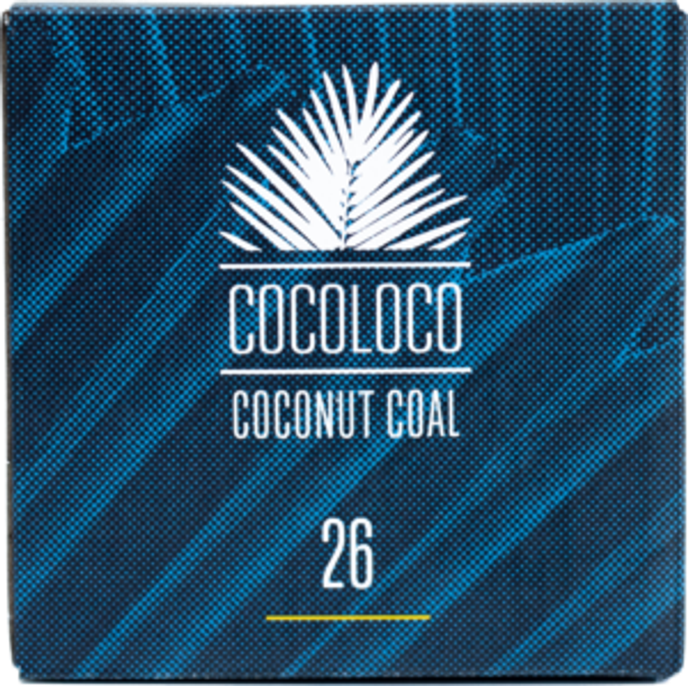 Уголь Cocoloco 26мм (1кг) (уп.20кг)