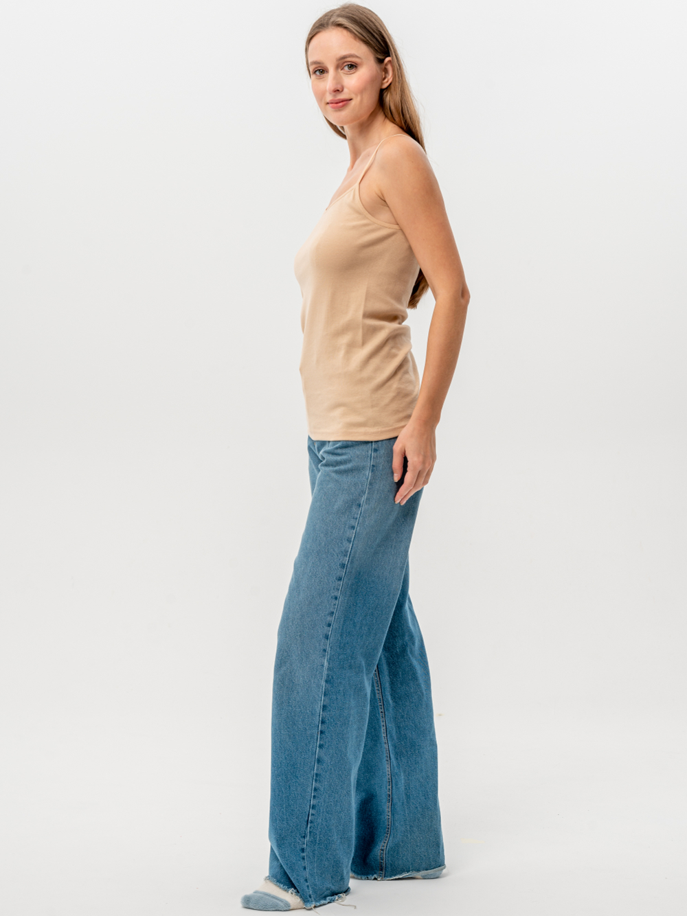 Майка женская бежевый