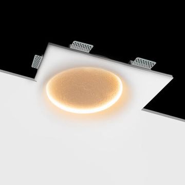 Гипсовый встраиваемый светильник под покраску LED 18W 3000К 10354/600 белый Galaxy LOFT IT