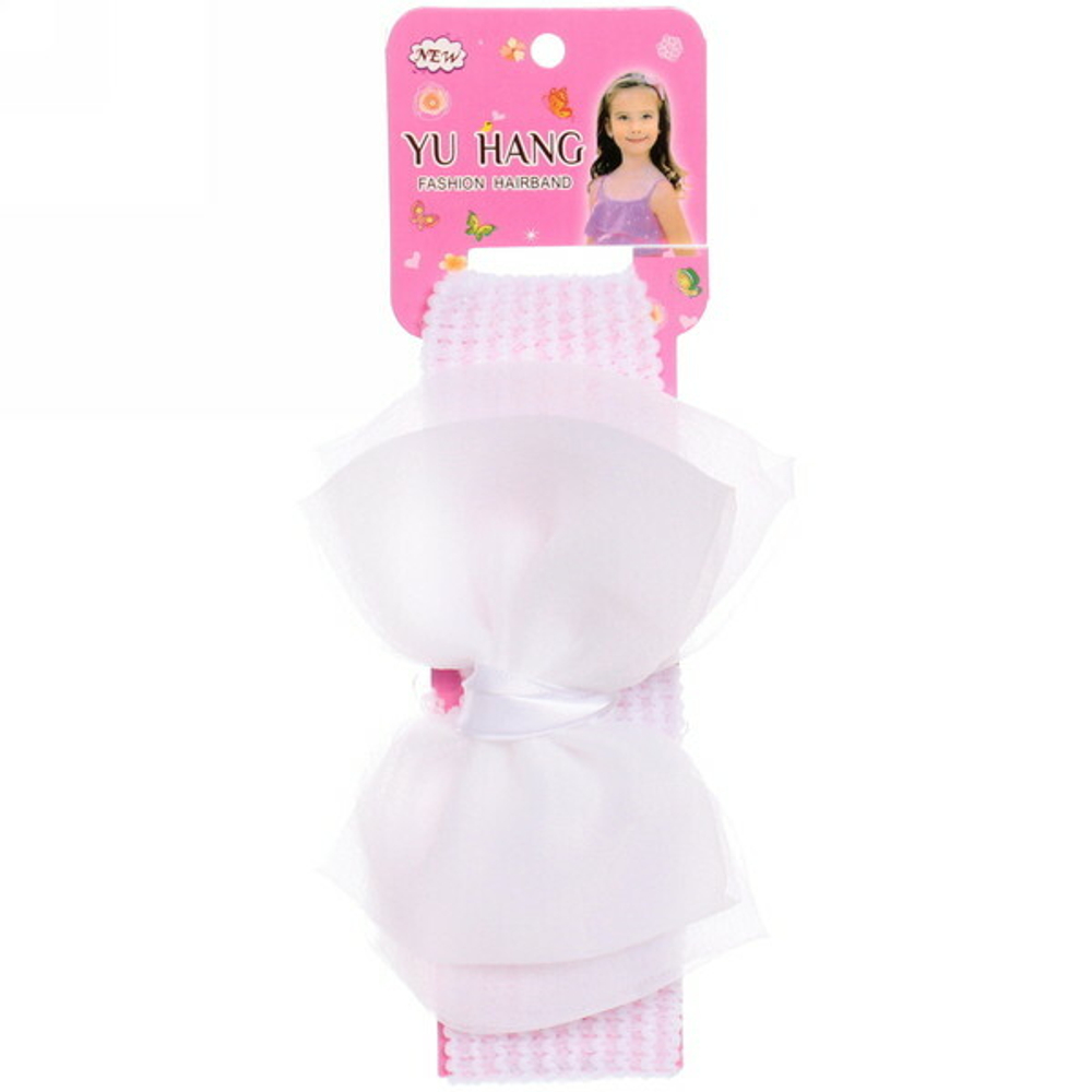 Повязка на голову детская на блистере «Little Krasa - Элис», 6 цветов, 3,5*17 см
