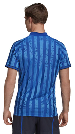 Мужская теннисная футболка Adidas Freelift Tee ENG M - royal blue/white