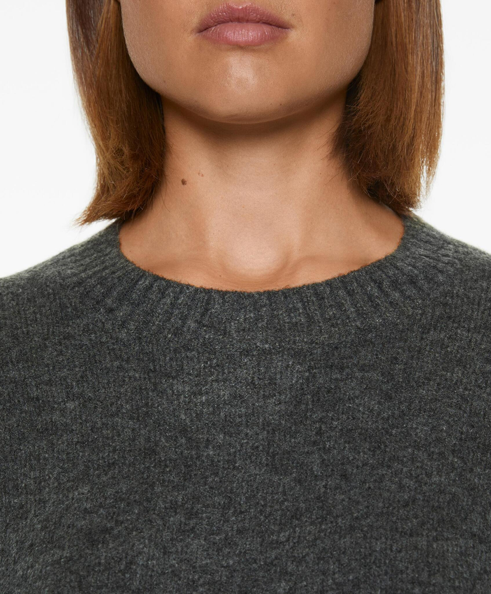 Oysho Свитер из трикотажа, темно-серый