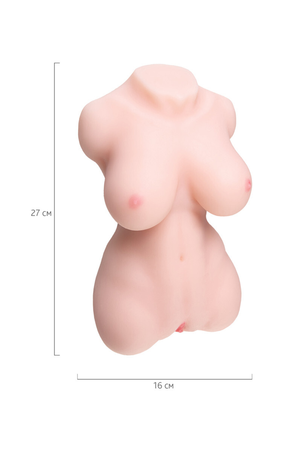 МАСТУРБАТОР РЕАЛИСТИЧНЫЙ TOYFA JUICY PUSSY, HEART STEALER, TPE, ТЕЛЕСНЫЙ