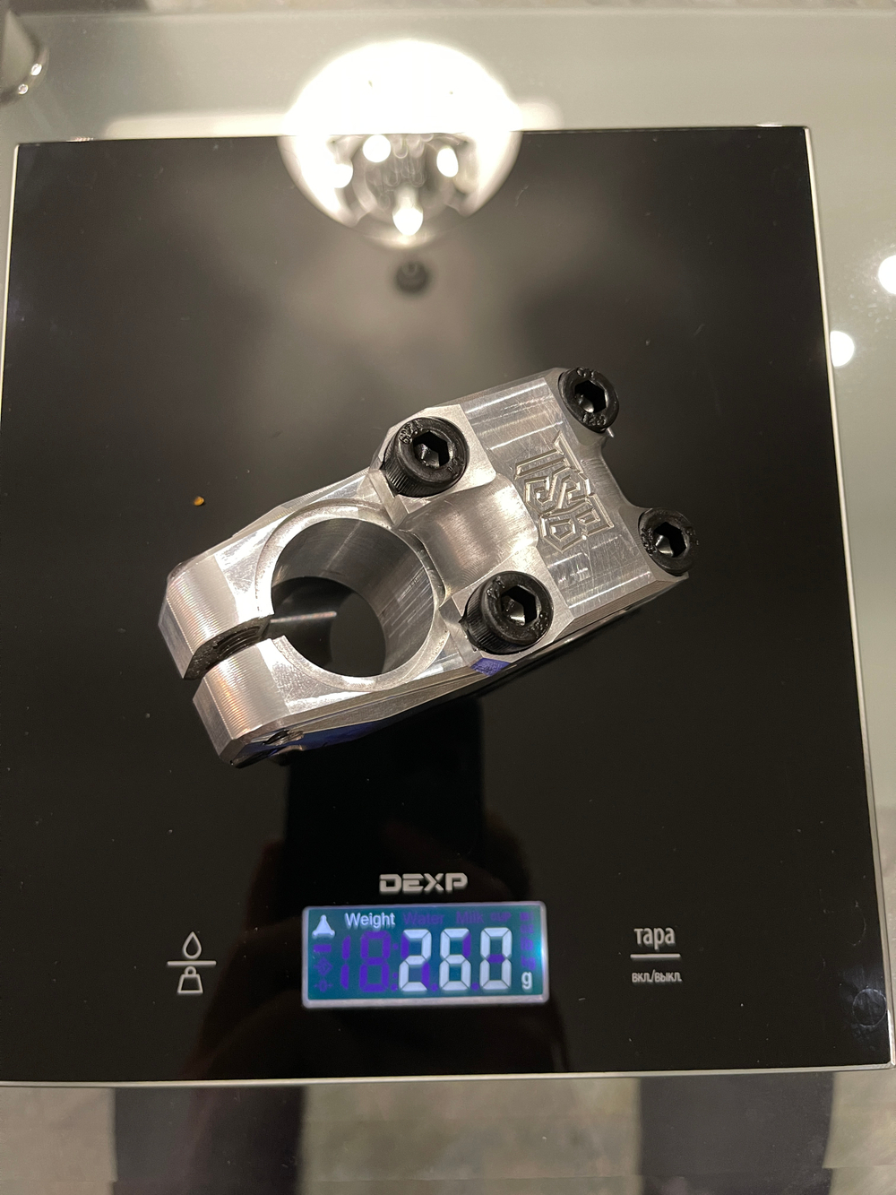 Вынос BMX Charge short, top load 35мм, руль 22,2 серебро, 246гр, фрезерованное лого TSB