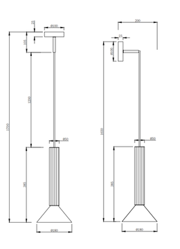 Светильник подвесной настенный 1*GU10 2182/05/01PW бронза Martinini Stilfort