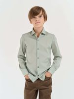 Рубашка классическая "Шалфей" 7+