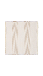 Коврик для ванной Bina из 100% хлопкового жаккарда цвета экрю 50 x 70 см