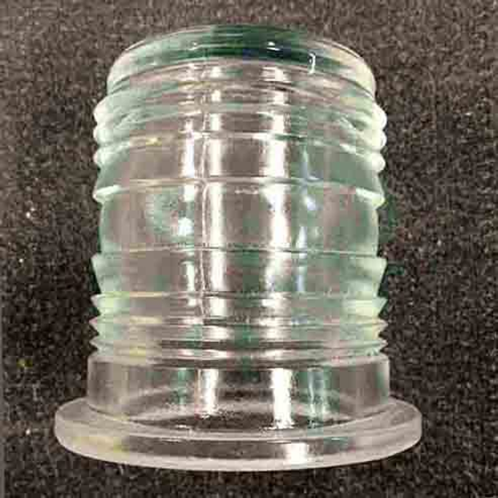 Линза Френеля 372 прозрачная - стекло бесцветное для судового ходового фонаря 272ЛВ