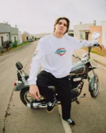 Лонгслив Подполье Sick World белый