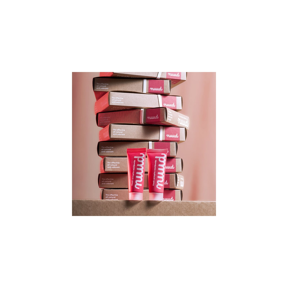 nuud Smarter Pack Red - Натуральный крем-дезодорант. /   2x20  ml  / GTIN 8720726380089
