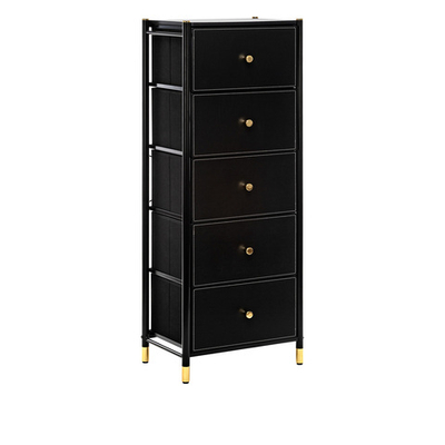 Комод Leset Нирита/Хайди, 5 ящиков, Черный