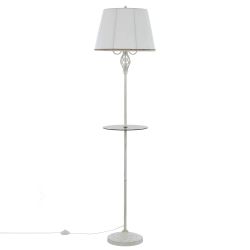 Citilux Вена CL402920T Торшер патина со столиком и белым абажуром